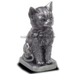 Custom handcrafted cat urn