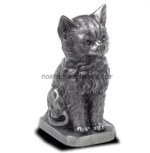 Custom handcrafted cat urn